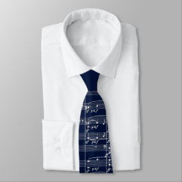 Corbata Necktie - Puntuación Tristan und Isolde (Azul oscu