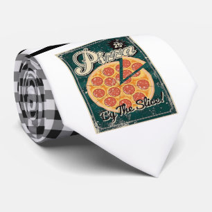 Corbata Necktie Retro Pizza