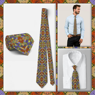 Corbata NECKTIE - Rojo/Azul/Verde y más - Patrón de color