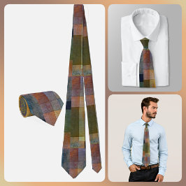 Corbata NECKTIE - Sombras de marrón y más - Parche