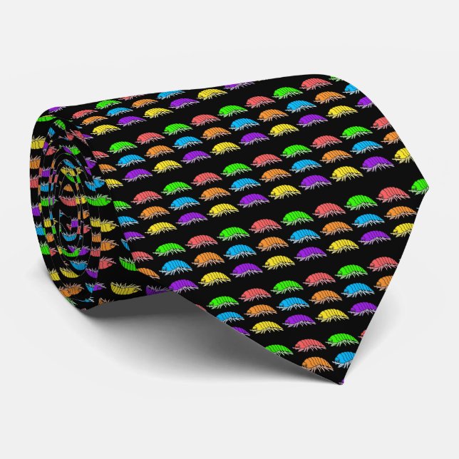 Corbata (negra) - Cochinillas de la lluvia de colo (Enrollado)