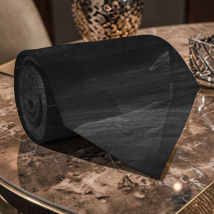Corbata negra de acuarela personalizada