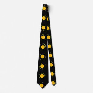 Corbata negra soleada  