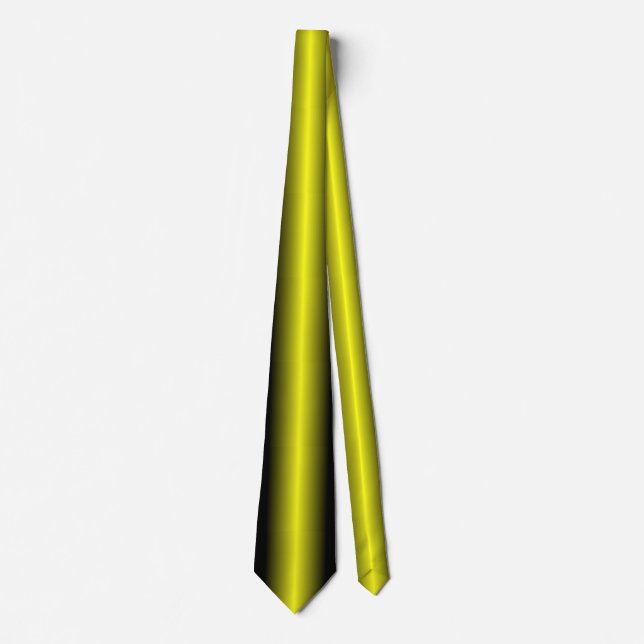 Corbata negra y amarilla (Anverso)