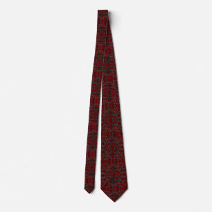 Corbata negra y burdeos