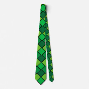 Corbata negra y verde
