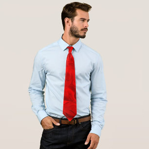 Corbata Negrita Marble Swirl Red