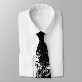Corbata Negro blanco salpicado