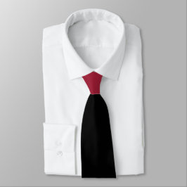 Corbata Negro con contraste del nudo de Borgoña