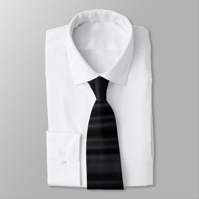 Corbata Negro con el lazo gris de la sombra (Atado)