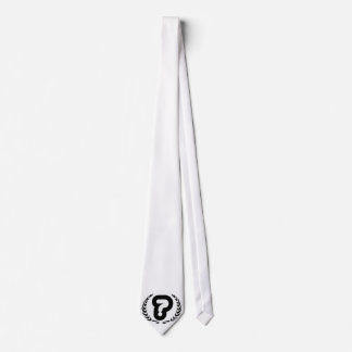 Corbata Negro de Kurious/lazo blanco