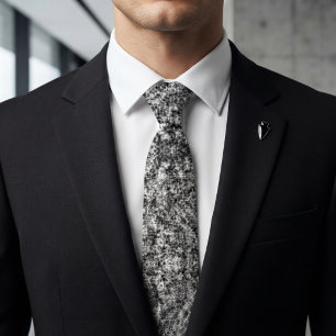Corbata Negro-Gris con relieve
