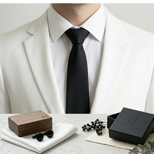 Corbata Negro puro (Subido por el creador)