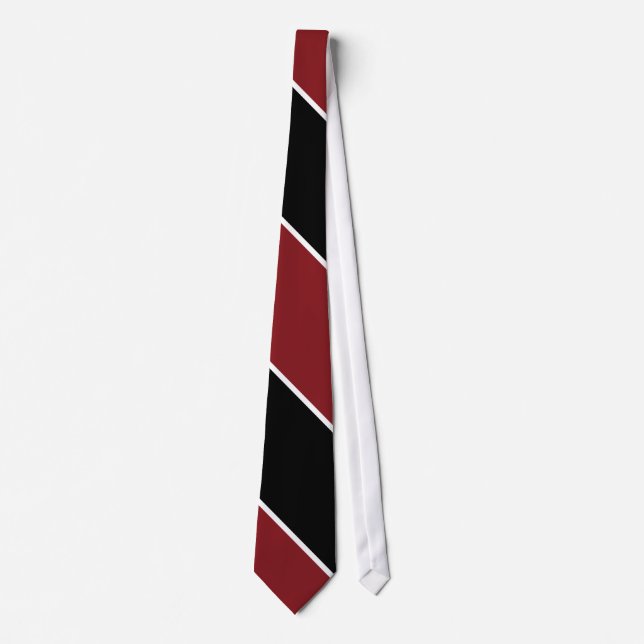 Corbata Negro rojo y blanco (Anverso)