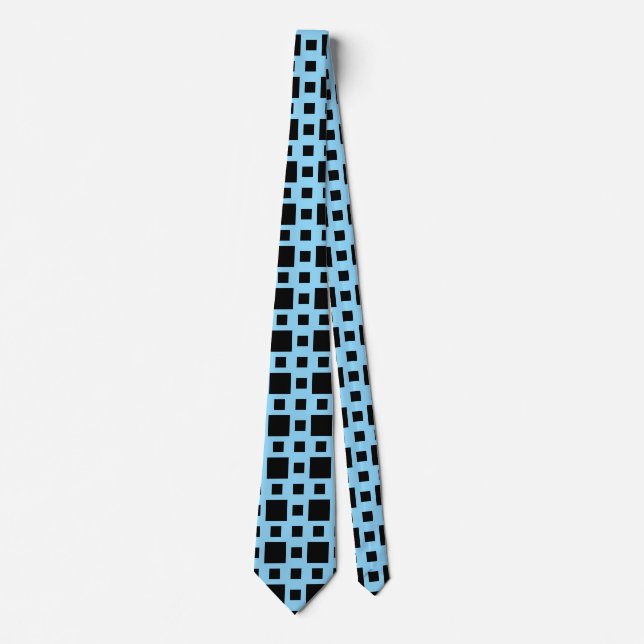 Corbata Negro y azul (Anverso)