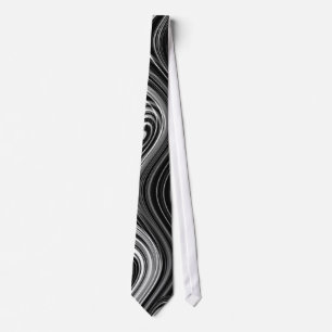 Corbata negro y blanco