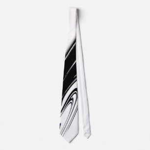 Corbata Negro y blanco moderno