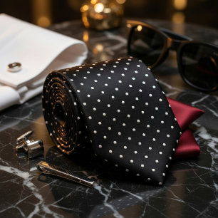 Corbata Negro y Platino Ultra Premium Sutile Lujo