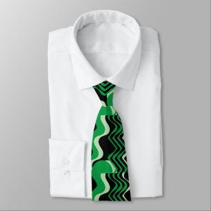 CORBATA NEGRO Y VERDE