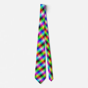 Corbata Neon Crosshatch Neck Tie