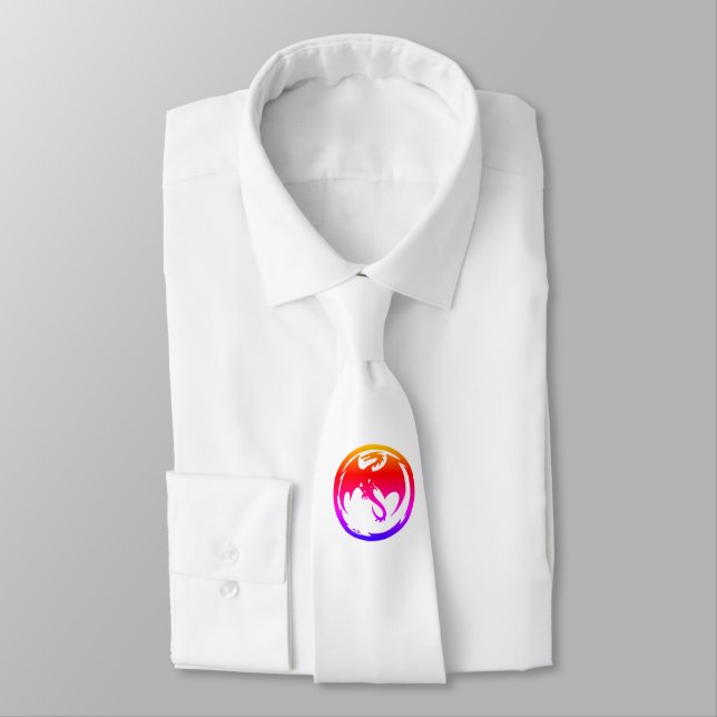 Corbata Neon Dragon (Atado)