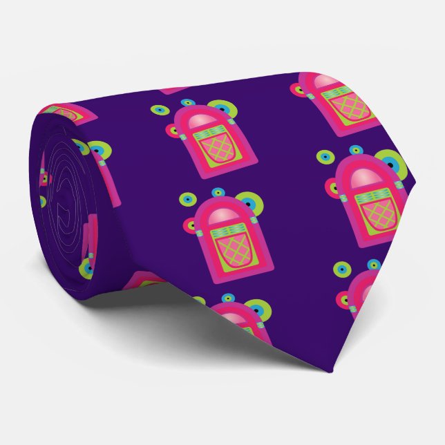 Corbata Neon Jukebox (Enrollado)