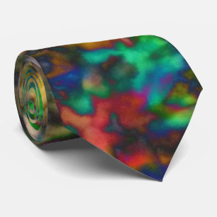 Corbata Neon Neck Tie - Diseño de disolvente de ácido iris