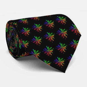 Corbata Neon Rainbow Art
