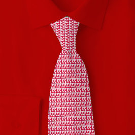 Corbata Nepal Flag Brick Pattern