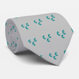 Corbata Nephrologist Artsy Kidneys grey Neck Tie