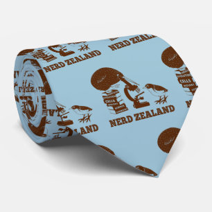 Corbata Nerd Zealand gracioso kiwi