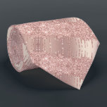 Corbata Neto de cuello con goteo de espuma de Purpurina Ru<br><div class="desc">Rosa Gold Purpurina Rubor Sparkle Drips Moda Pink Modern - Añadir su texto único / nombre - Hacer su regalo especial - Redimensionar y mover o eliminar y agregar texto / elementos con la herramienta de personalización. Diseño de MIGNED. Por favor, vea mis otros proyectos. También puede transferir estos diseños...</div>