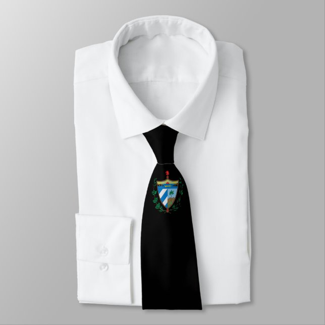 Corbata Neto de cuello para Escudo cubano (Atado)