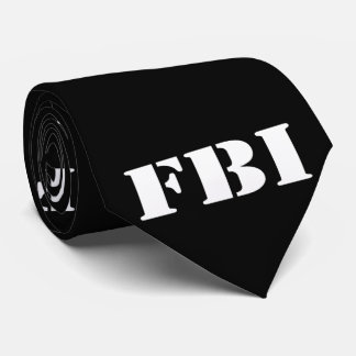 Corbata Neto negro del FBI