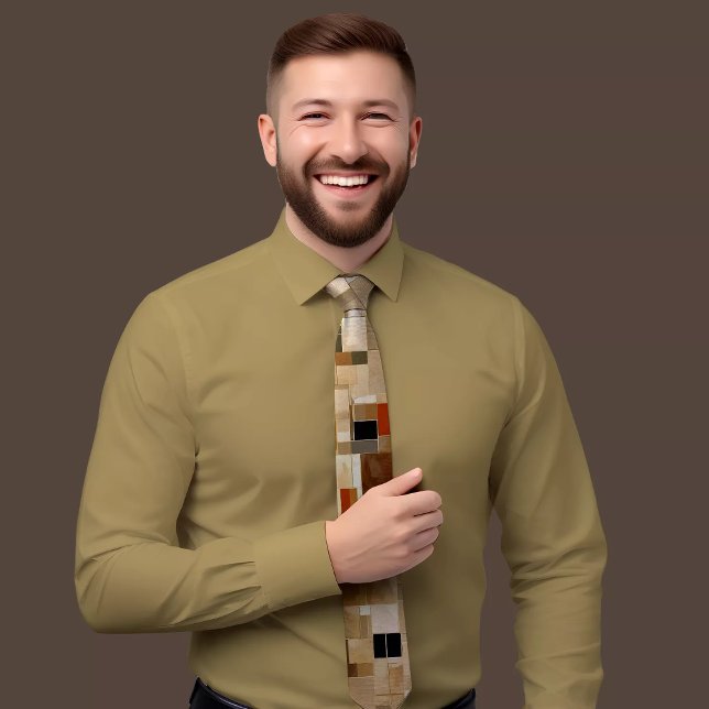 Corbata Neumático con patrón de rectángulo geométrico (Subido por el creador)