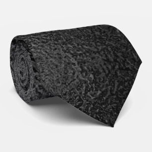 Corbata Neumático de cuello de brillo negro líquido