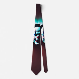 Corbata Neumático de cuello de payaso serio