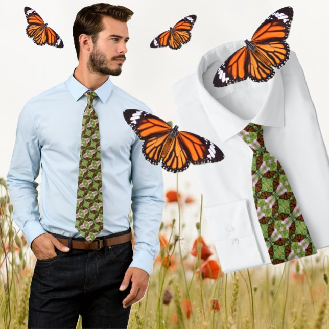 Corbata Neumático de mariposa monarca (Subido por el creador)