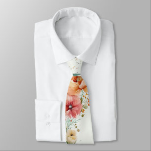 Corbata Neumático floral acuático
