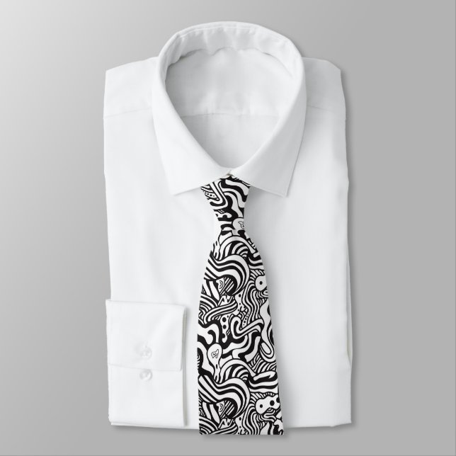 Corbata Neumático monocromo para el cuello masculino (Atado)