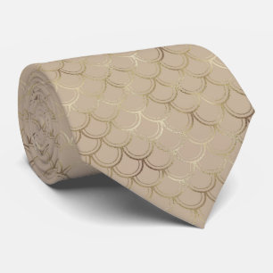 CORBATA NEUTRAL GOLD PATTERNEN MENS TIE