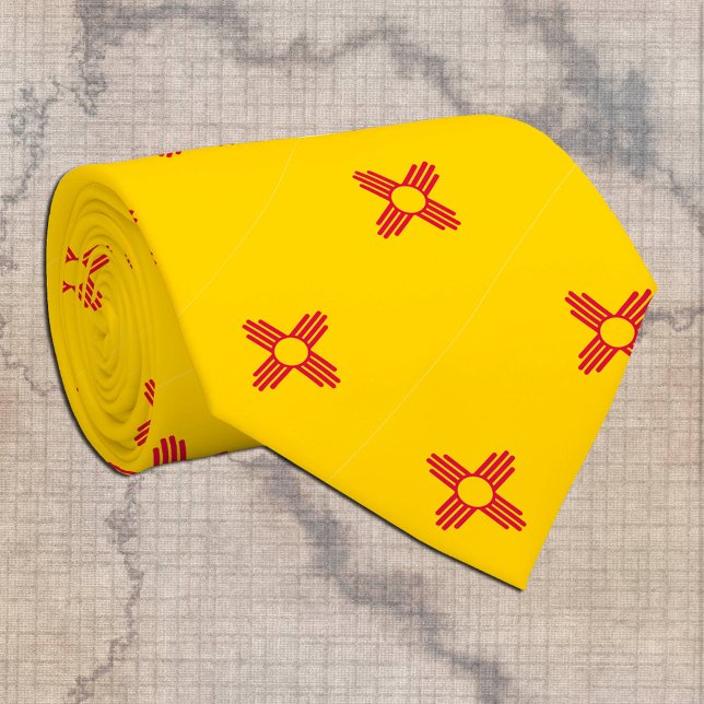 Corbata New Mexico Ties, moda USA, México Bandera (Subido por el creador)