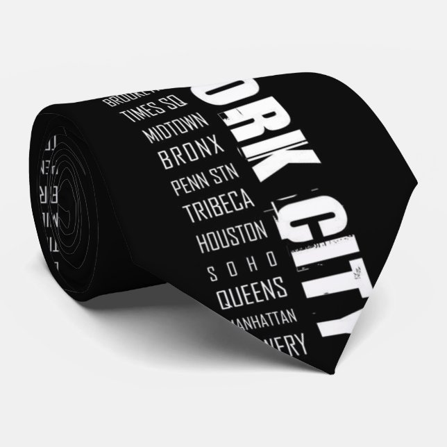 Corbata New York Times (Enrollado)