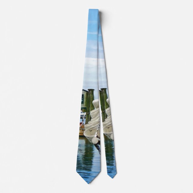 Corbata Newport RI - Velas plegadas (Anverso)