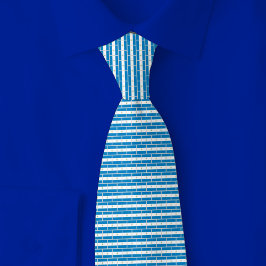 Corbata Nicaragua Flag Brick Pattern