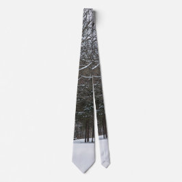 Corbata Nieve cubierta Road Painterly Neck Tie