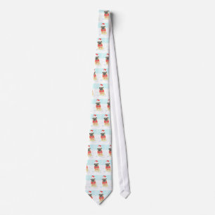 Corbata Nieve Pug Tie