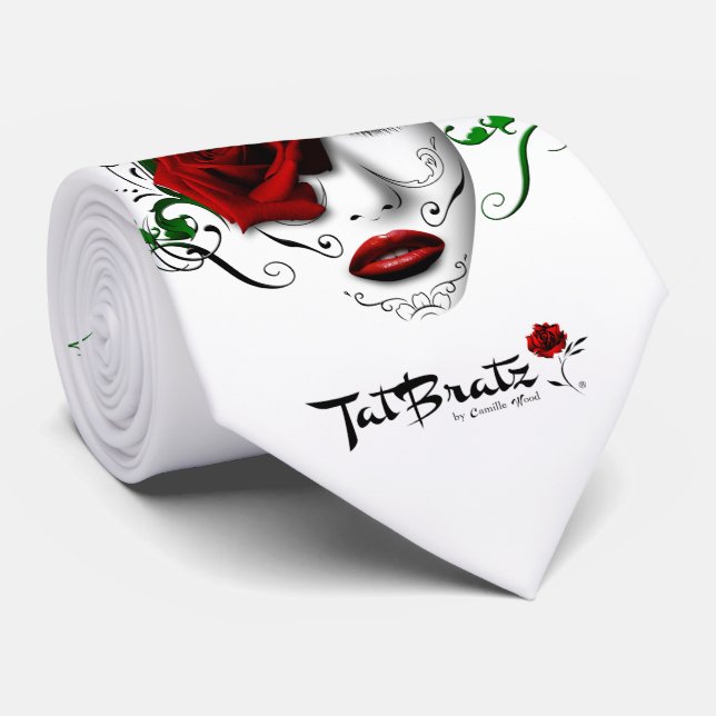 Corbata Nillo de cuello de diosa verde (Enrollado)