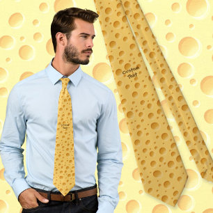 Corbata Nillo de cuello de patrón de queso suizo