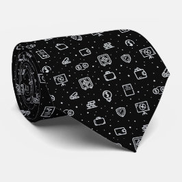 Corbata Nillo de cuello del patrón de seda empresarial
